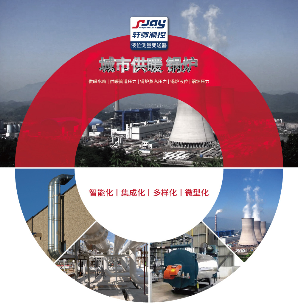城市供暖、鍋爐（供暖水箱、供暖管道壓力、鍋爐蒸汽壓力、鍋爐液